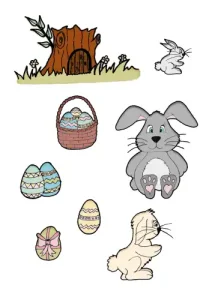 Colección Pascua 2022- [Papel SCRAPBOOKING] [Imprimir en PDF] (A4) Gratis - Imagen 6