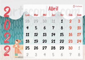 [GRATIS] CALENDARIO 2022 "arteconlili" para Imprimir en formato A5 Scrapbook - Imagen 8