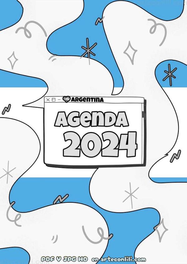 agenda 2024 bandera argentina