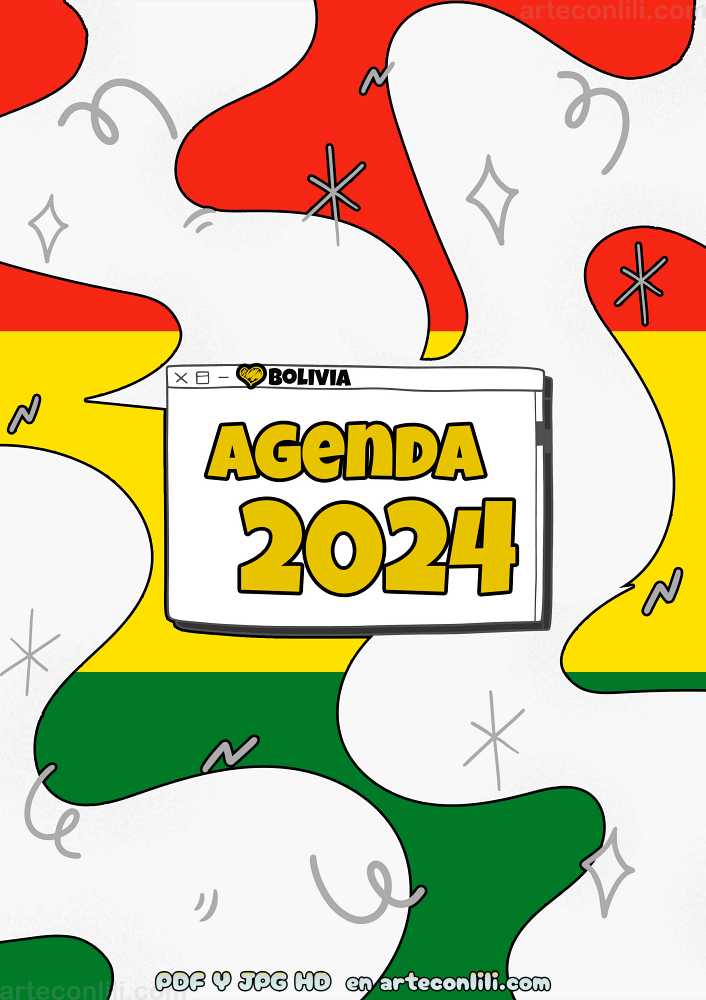 agenda 2024 bandera bolivia
