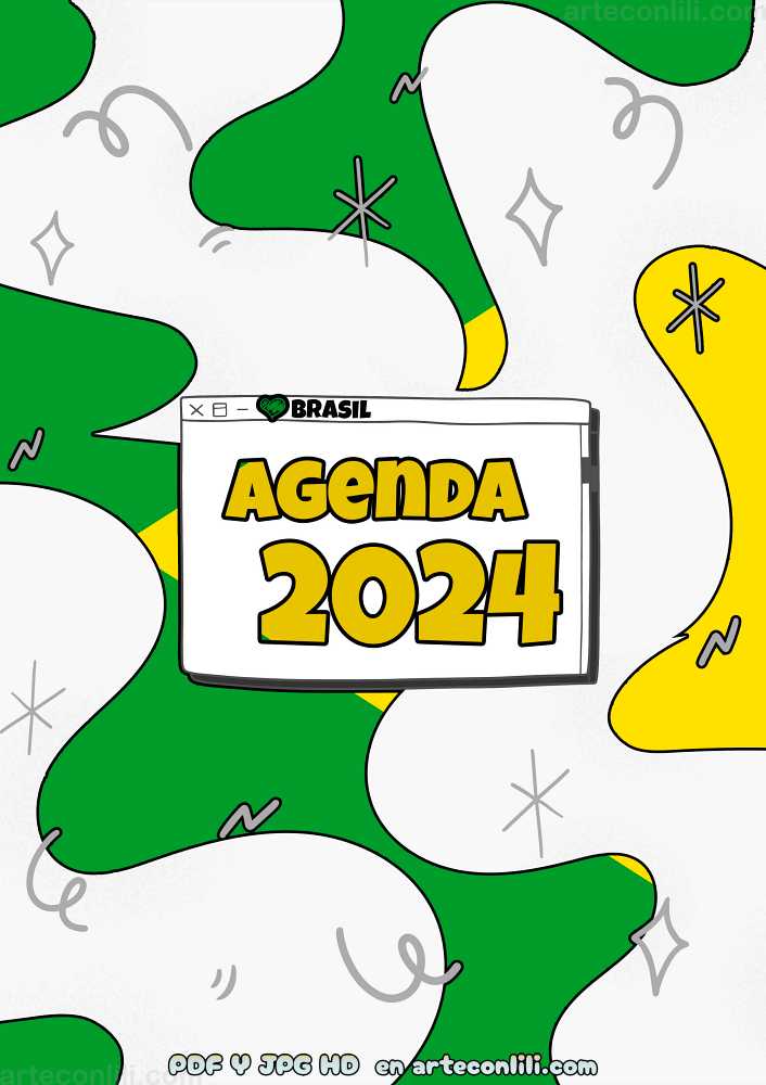 agenda 2024 bandera brasil