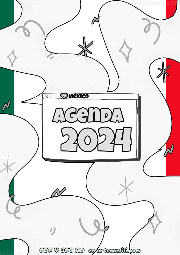 agenda 2024 bandera mexico