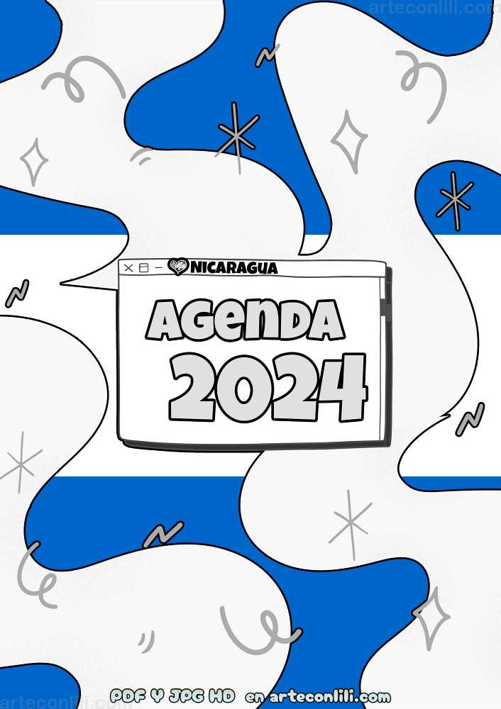 agenda 2024 bandera nicaragua