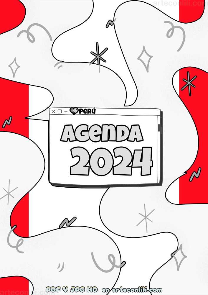 agenda 2024 bandera peru