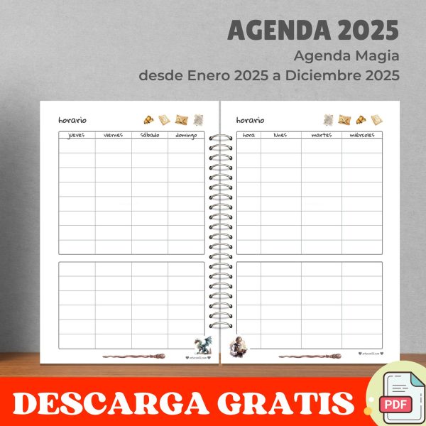 agenda 2025 basica magia arteconlili.com 11