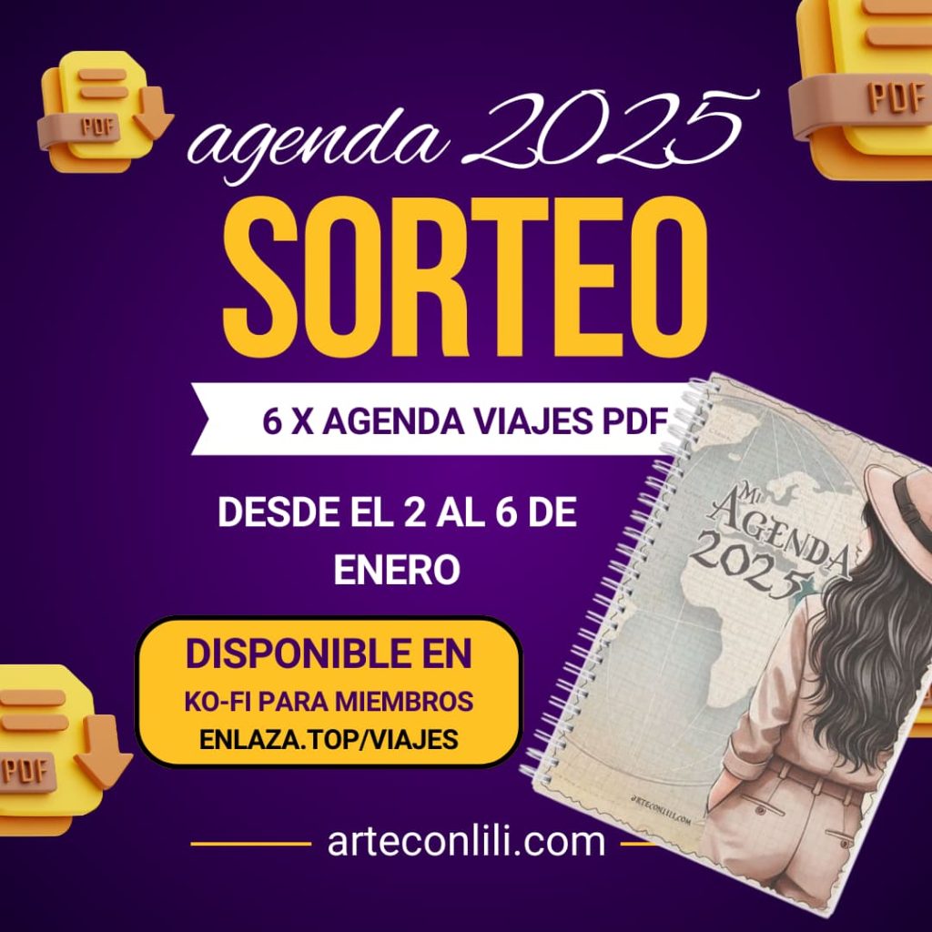 agenda 2025 sorteo agenda viajes