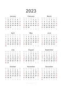 weekly planner 2023 calendar