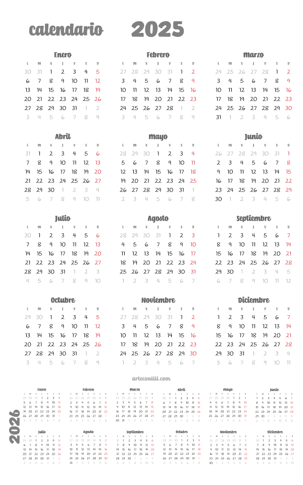 calendario 600ppp media carta