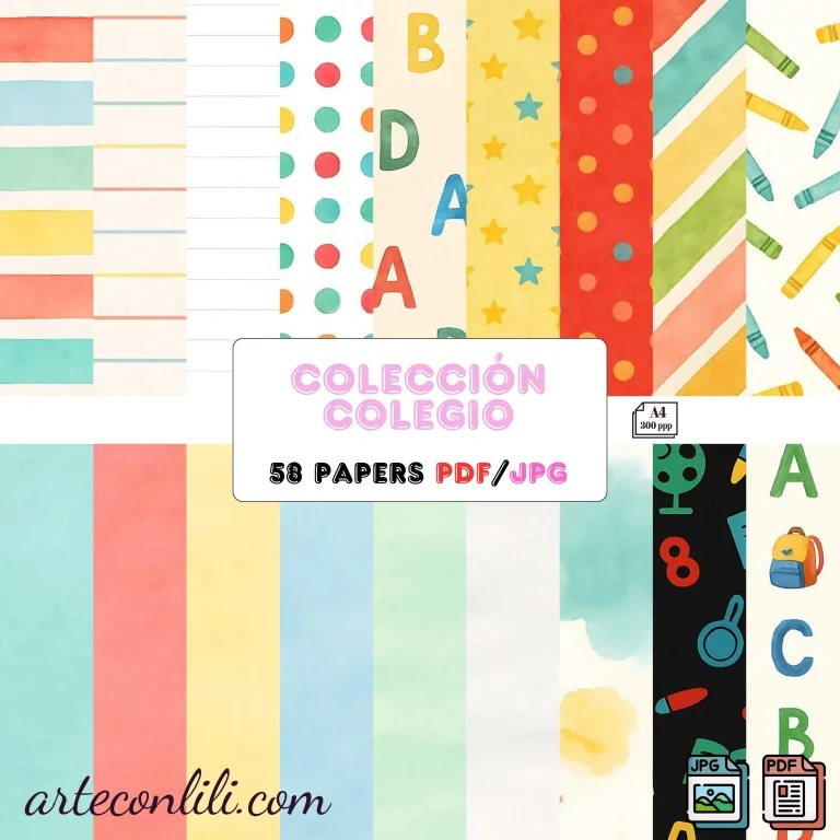 coleccion colegio etsy