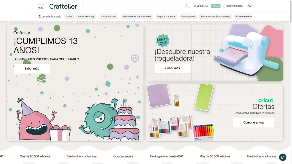 craftelier.com cumple 13 años ofertas y promociones