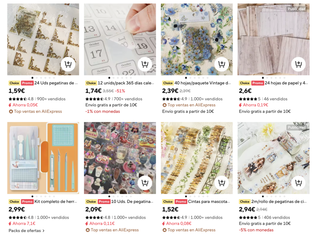 compra barato en aliexpress para no autonomos ya que no puedes desgrabar los impuestos