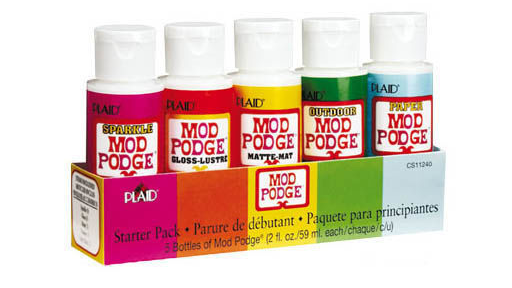 kit de iniciación al uso del mod podge