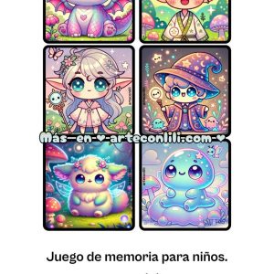 juego de memoria arteconlili magia niños 1