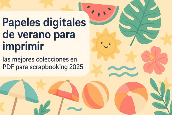 las mejores colecciones digitales de verano para imprimir