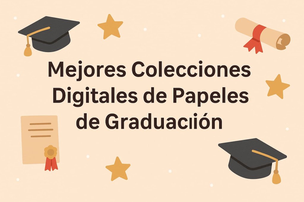 mejores colecciones scrapbooking graduacion para imprimir digitales
