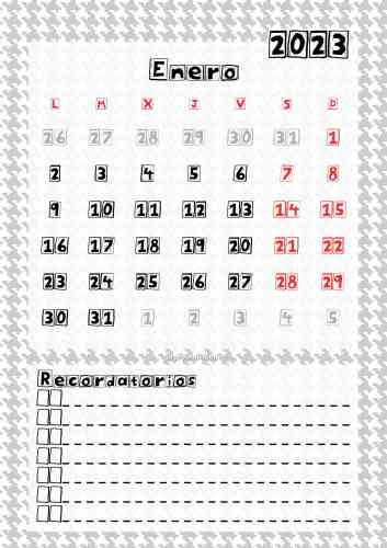 calendario-pared-2023 enero
