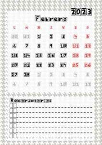 calendario-pared-2023 febrero