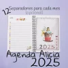 mockup agenda 2025 alicia separadores mes