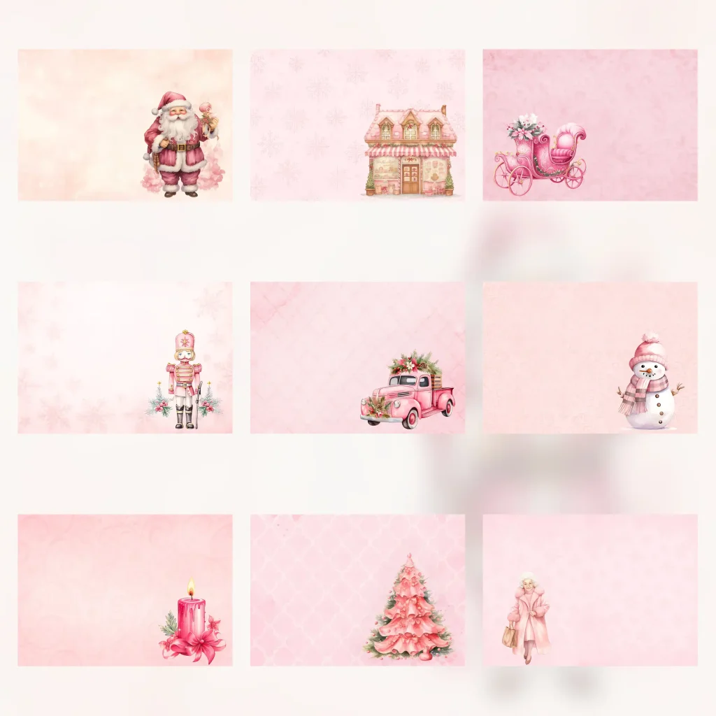 Descargas gratis, colecciones premium y herramientas creativas: llega la app de Arteconlili 4 navidad rosa etsy marketing square page01