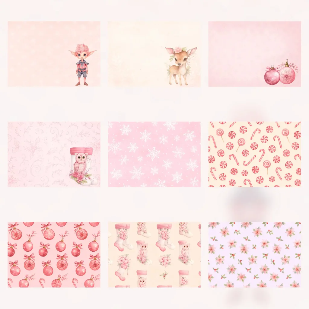 Descargas gratis, colecciones premium y herramientas creativas: llega la app de Arteconlili 5 navidad rosa etsy marketing square page02