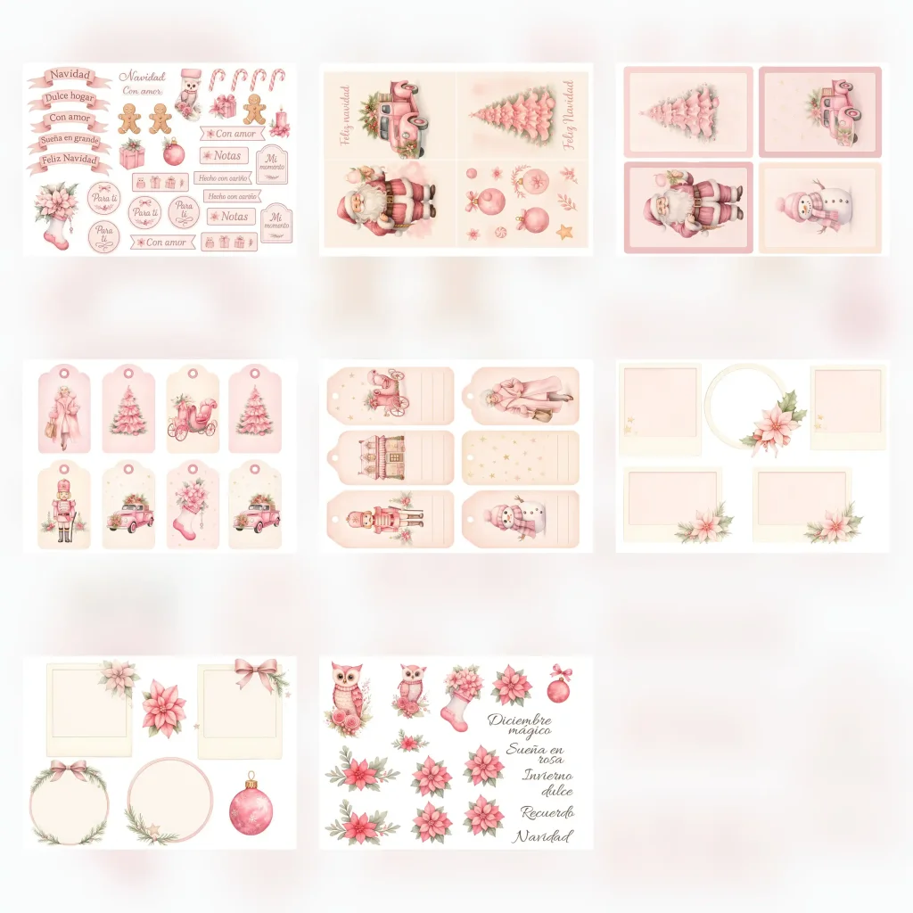 Descargas gratis, colecciones premium y herramientas creativas: llega la app de Arteconlili 8 navidad rosa etsy marketing square page05