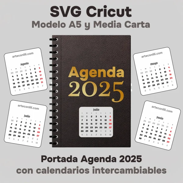 portada agenda intercambiable