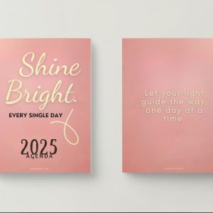 portada agenda shine bright 2025