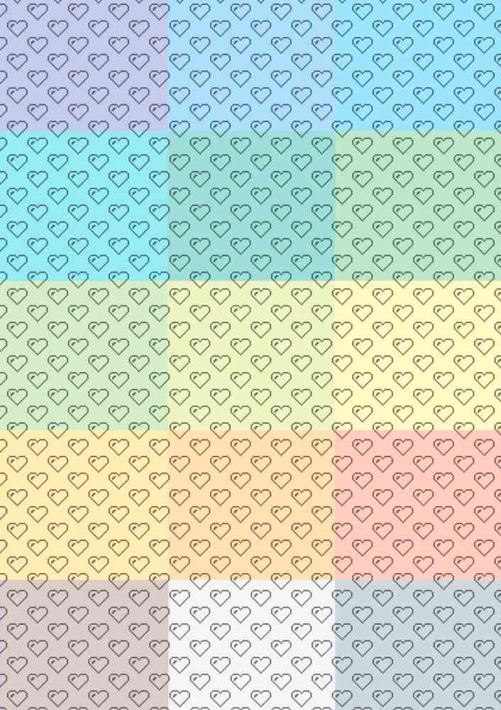 portada-corazon fondo pastel pixel scrapbook paper