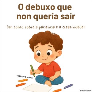 portada o debuxo que non quería sair galego