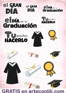 w graduacion diecuts